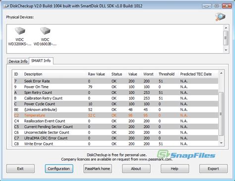 Passmark DiskCheckup 3.5 Build