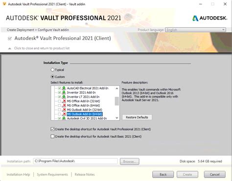 Autodesk Vault Professional Client